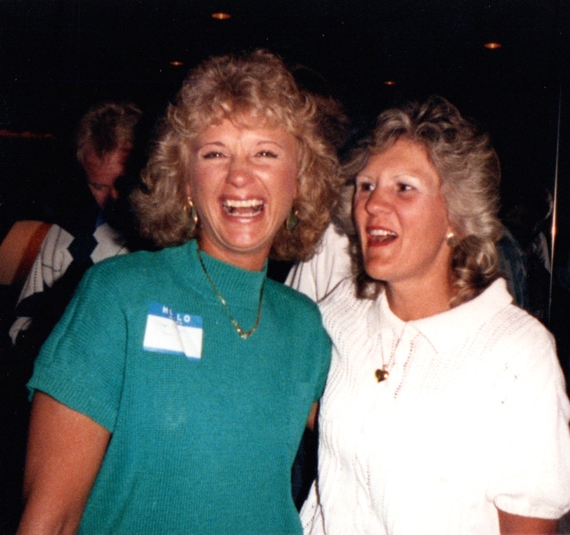 Joan Beach and Cathy Hunt