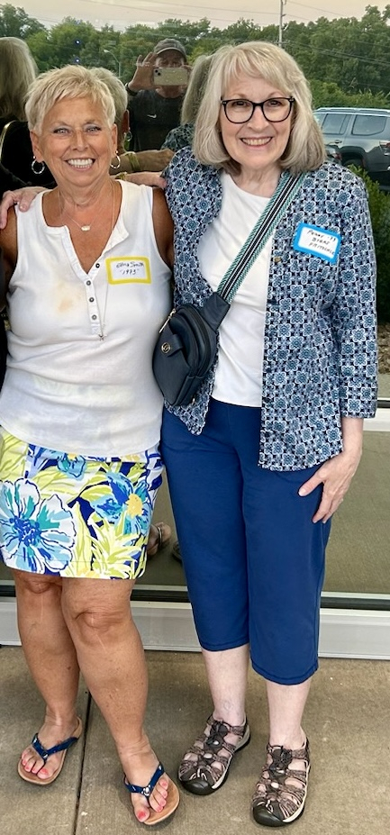 Edna Gunning Smith (RGHS 1973) and Peggy Byers Fritschle (RGHS 1973)