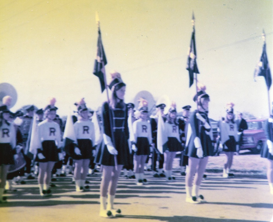 Marching Band: Senior Year (Ellen Leonard is front left).