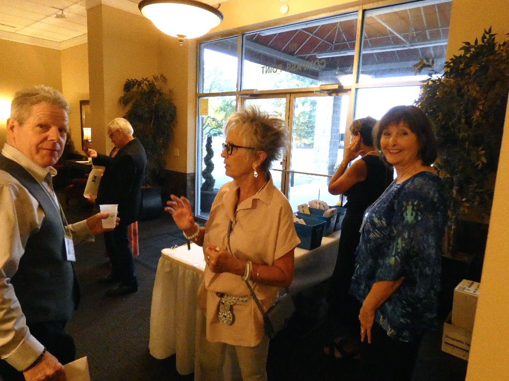 Reception Table - From Left: Don Cole, Linda Gibbons, Runa Caquelard, Patty Geller and Nancy Jackson