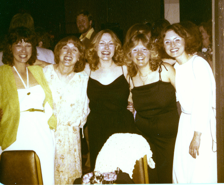 Donna Dees, Nancy Kloppenburg, Jane Byers, Cathy Hunt, Mary Alwes