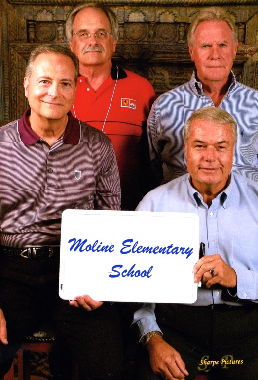 Moline Elementary: Ron Cohen, Steve Robison, Dan Johanningmeier, Jim Harris