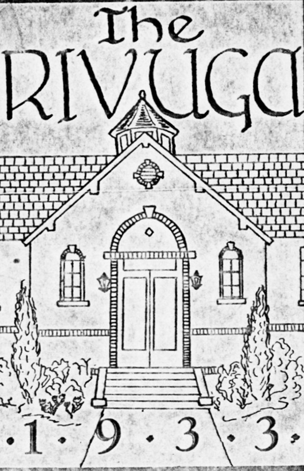 Front Cover of The RIVUGA Volume III (1933). This volume was the third yearbook to be published in the history of Riverview Gardens High School.