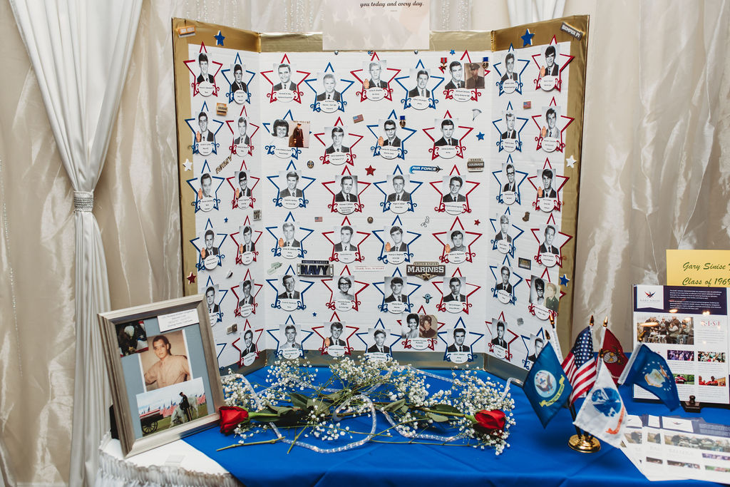 MILITARY SERVICE DISPLAY by Marilyn Bova
