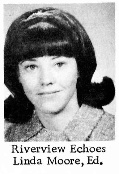 Linda Moore, RGHS Echoes Yearbook Editor. PROM MAGAZINE MARCH 1967