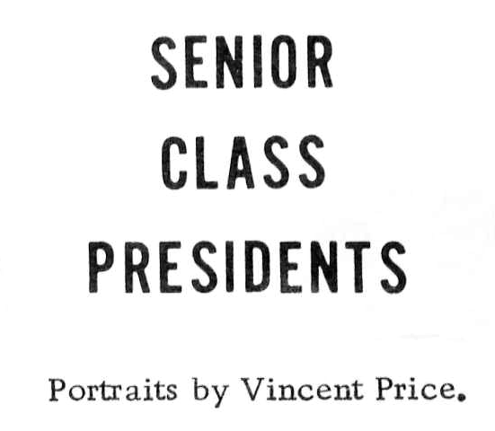 PROM MAGAZINE APRIL 1967 featured Senior Class Presidents.