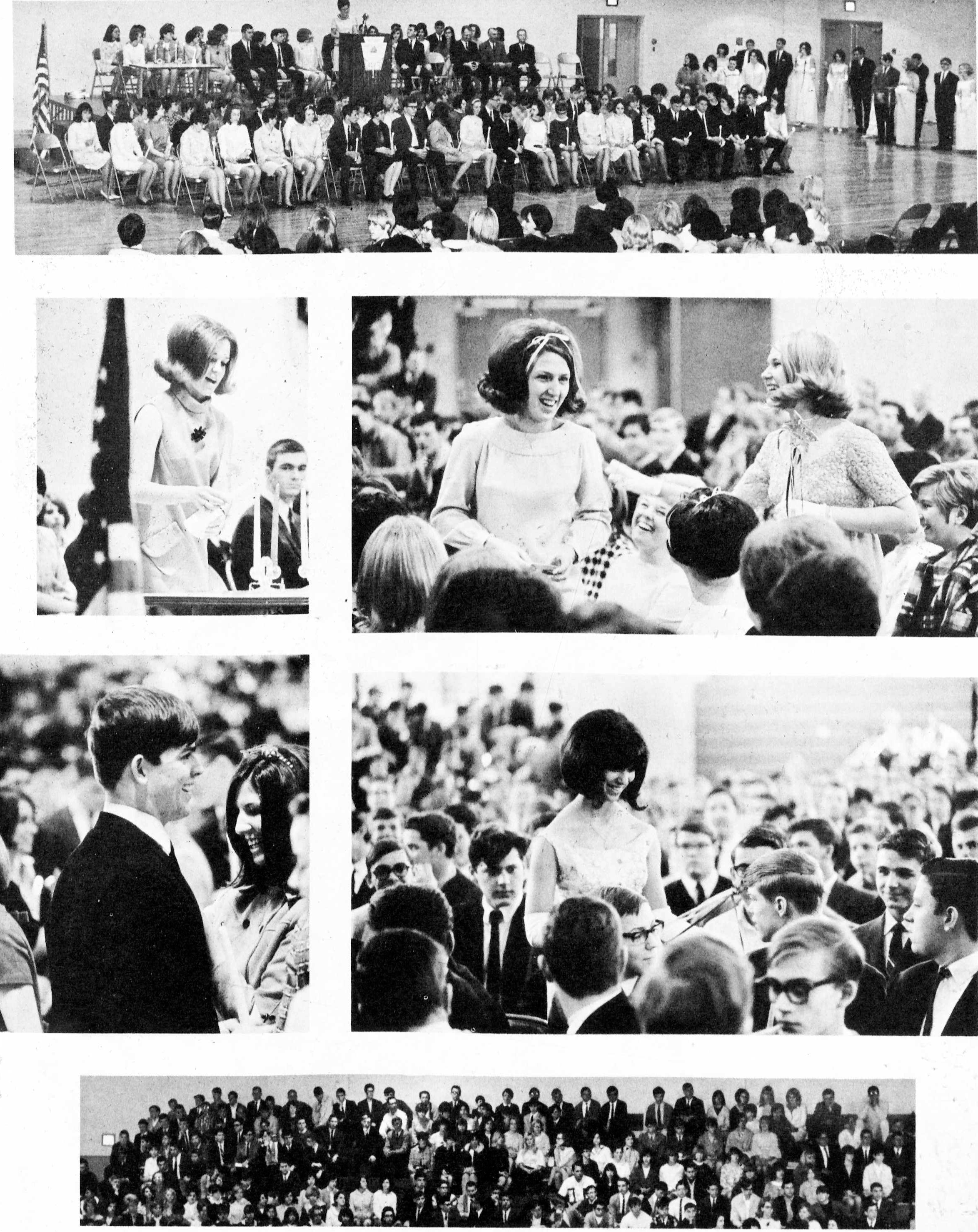 RGHS National Honor Society Tapping Ceremony: PROM MAGAZINE APRIL 1968