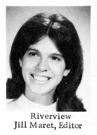 Jill Maret, RGHS River-Vues Newspaper Editor: PROM MAGAZINE DECEMBER 1969 featured School Newspaper Editors.