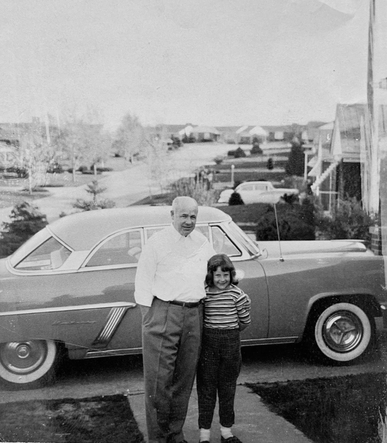 Patti looks pretty happy having her photograph taken with her Dad, Morgan Lingenfelter. LINGENFELTER FAMILY COLLECTION