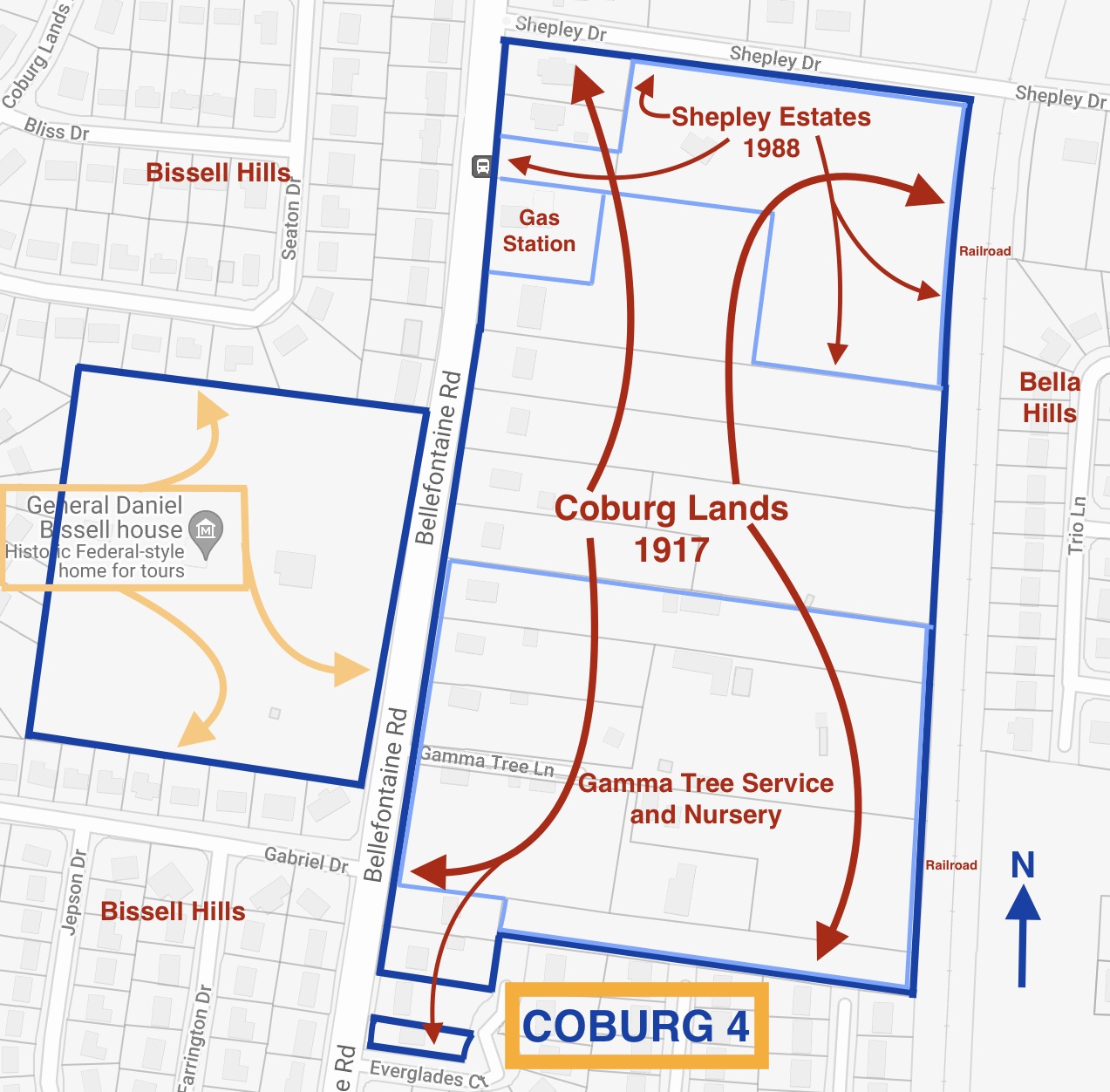 COBURG 4 MAP