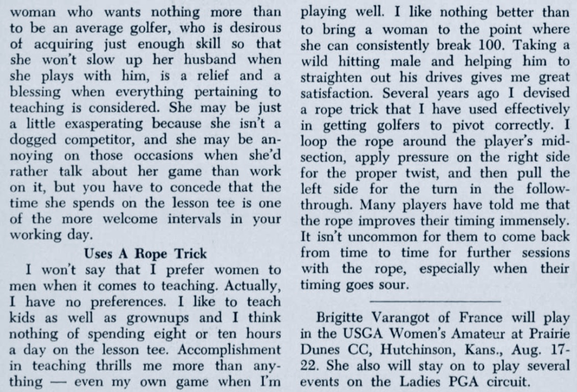 Golfdom Magazine, August 1964. 
