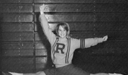 Captain of the Varsity Cheerleading Squad: ECHOES 1966