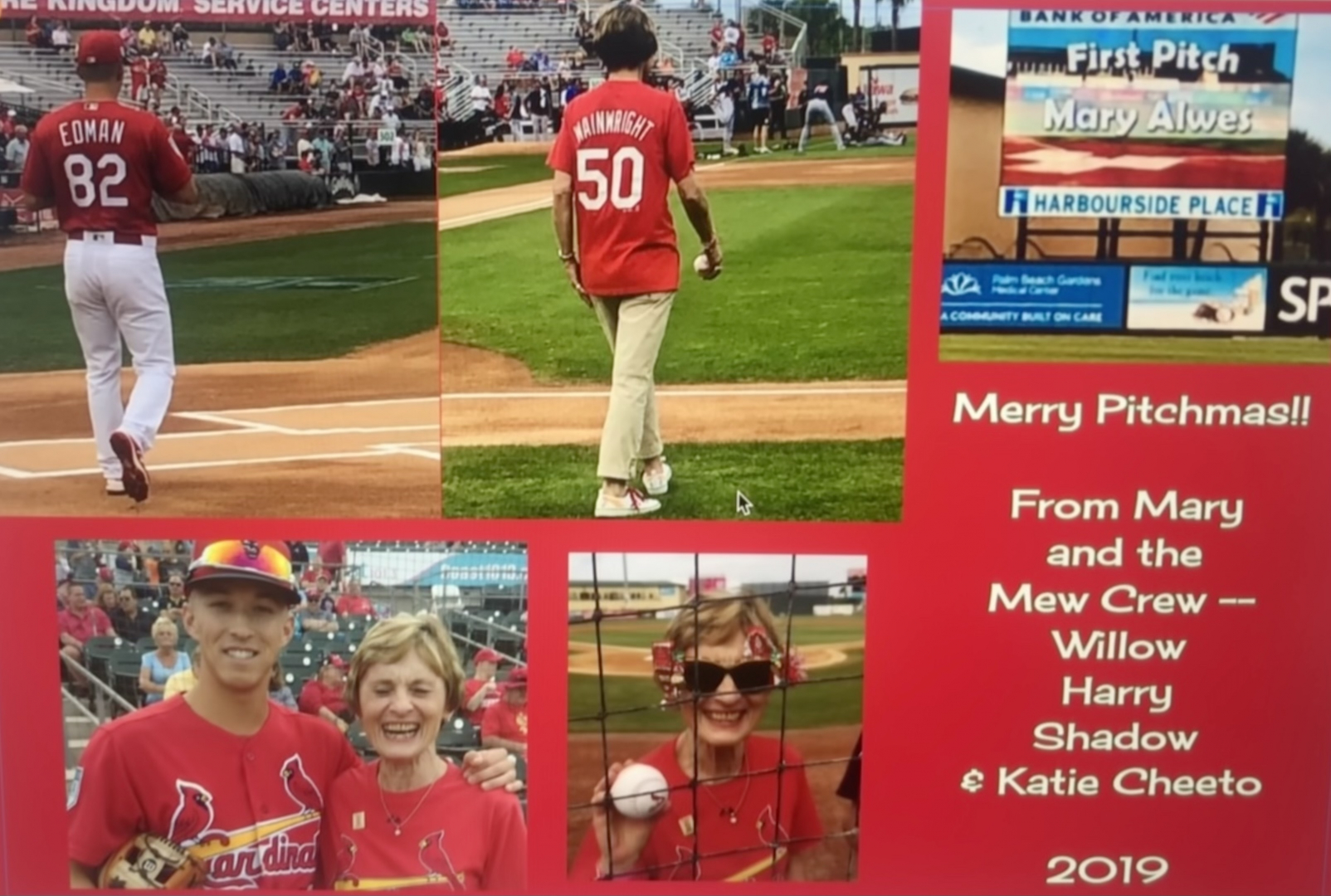 Mary's 2019 Christmas Postcard